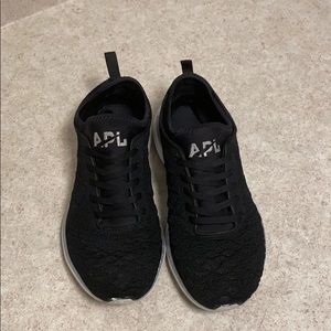 APL black tennis shoes - like new! Worn twice.